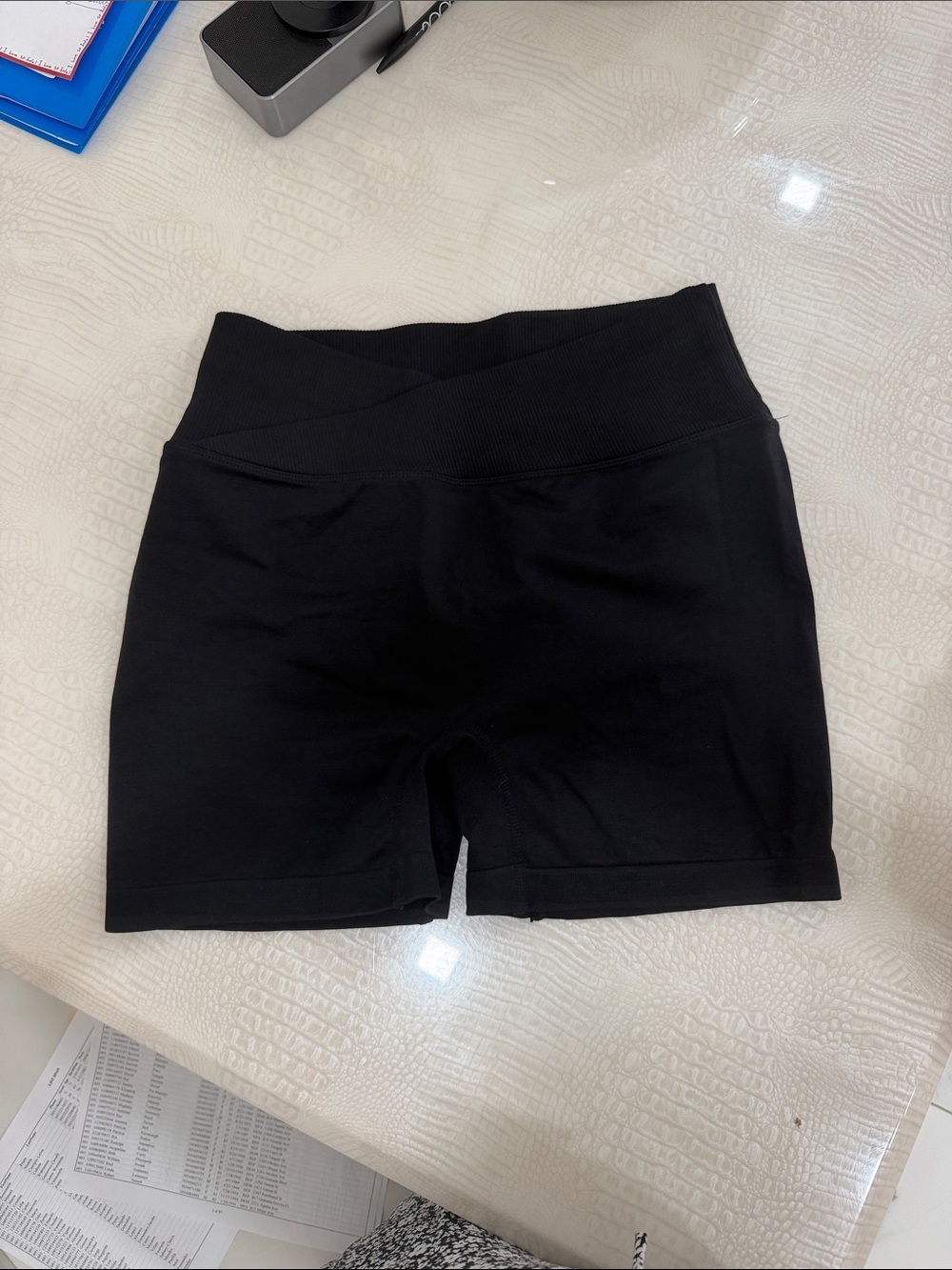 New Mix Black High-Rise Bike Shorts